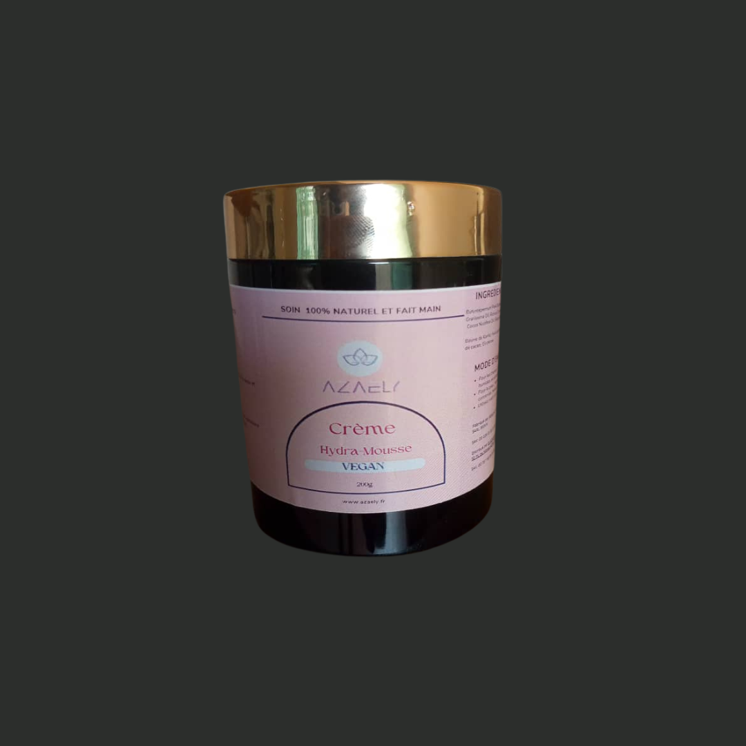 baume hydratant (Hydra-Mousse) AZAELY pour peau séche et cheveux secs