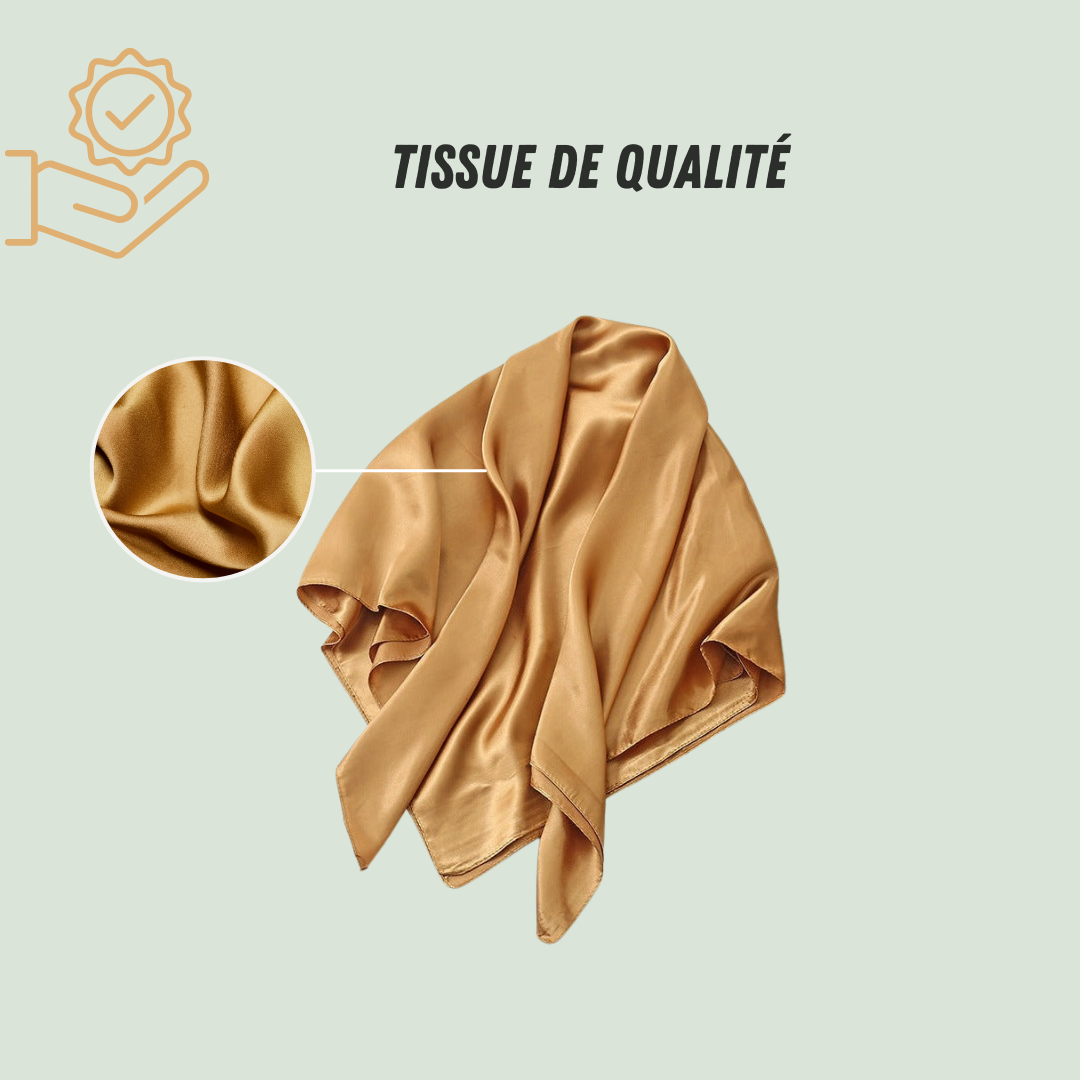 Foulard satiné AZAELY pour tous les types de cheveux