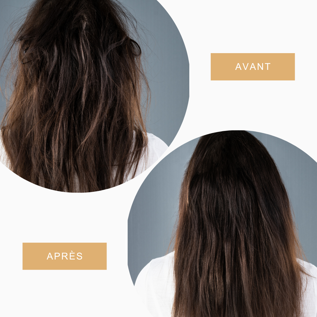Shampoing (VoluBrillance) pour des cheveux abimés,secs , cassant, ternes
