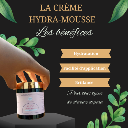 Le baume hydratant (Hydra-Mousse) AZAELY pour peau séche et cheveux secs