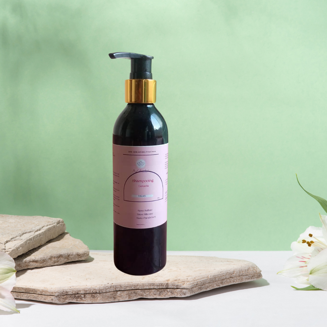 Shampooing (Luxuria) pour les cheveux texturés, bouclés, afro et frisés en manque d'hydratation