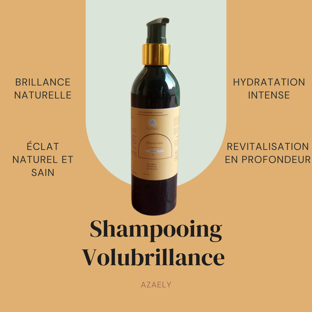 Shampoing (VoluBrillance) pour des cheveux abimés,secs , cassant, ternes