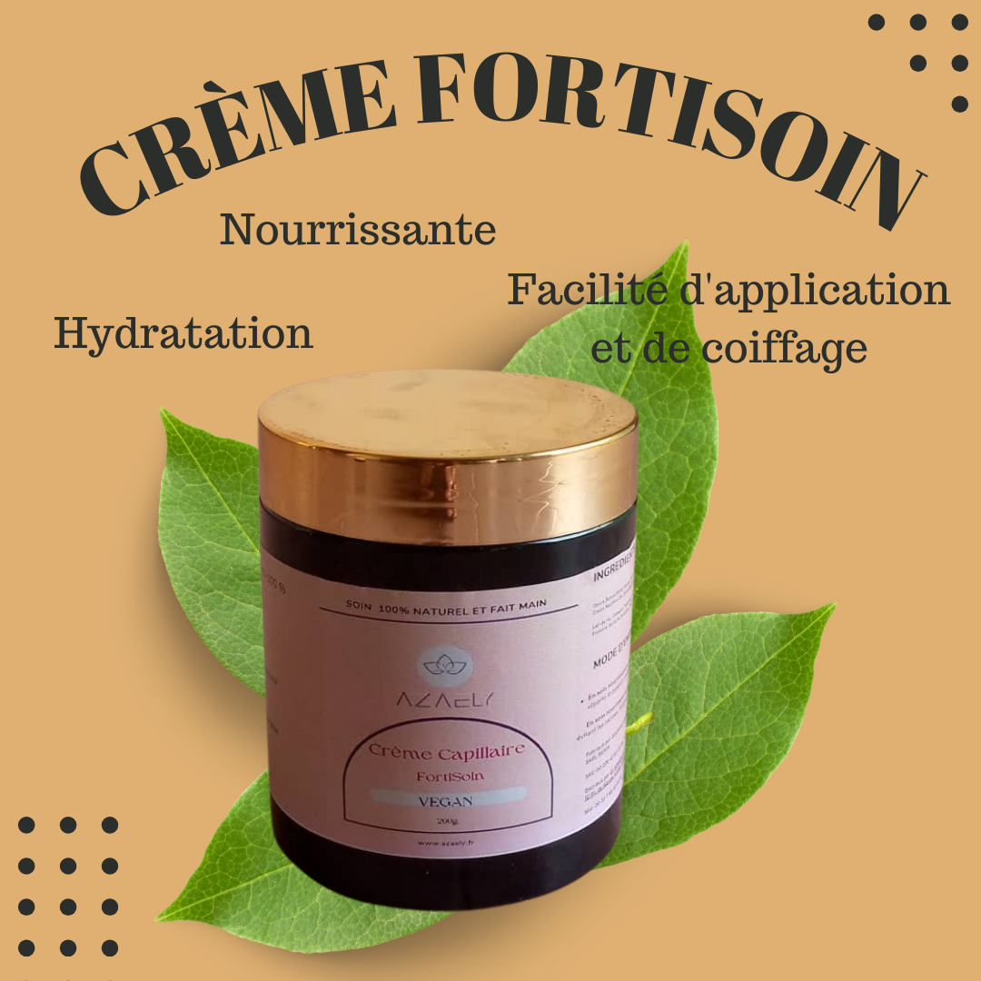 Le masque capillaire et aprés shampoing (FortiSoin) AZAELY pour réparer et nourrir les cheveux en profondeur