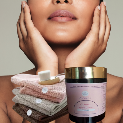 Kit Céleste : Baume hydratant (Hydra-Mousse) & Serviette Microfibre, absorbante