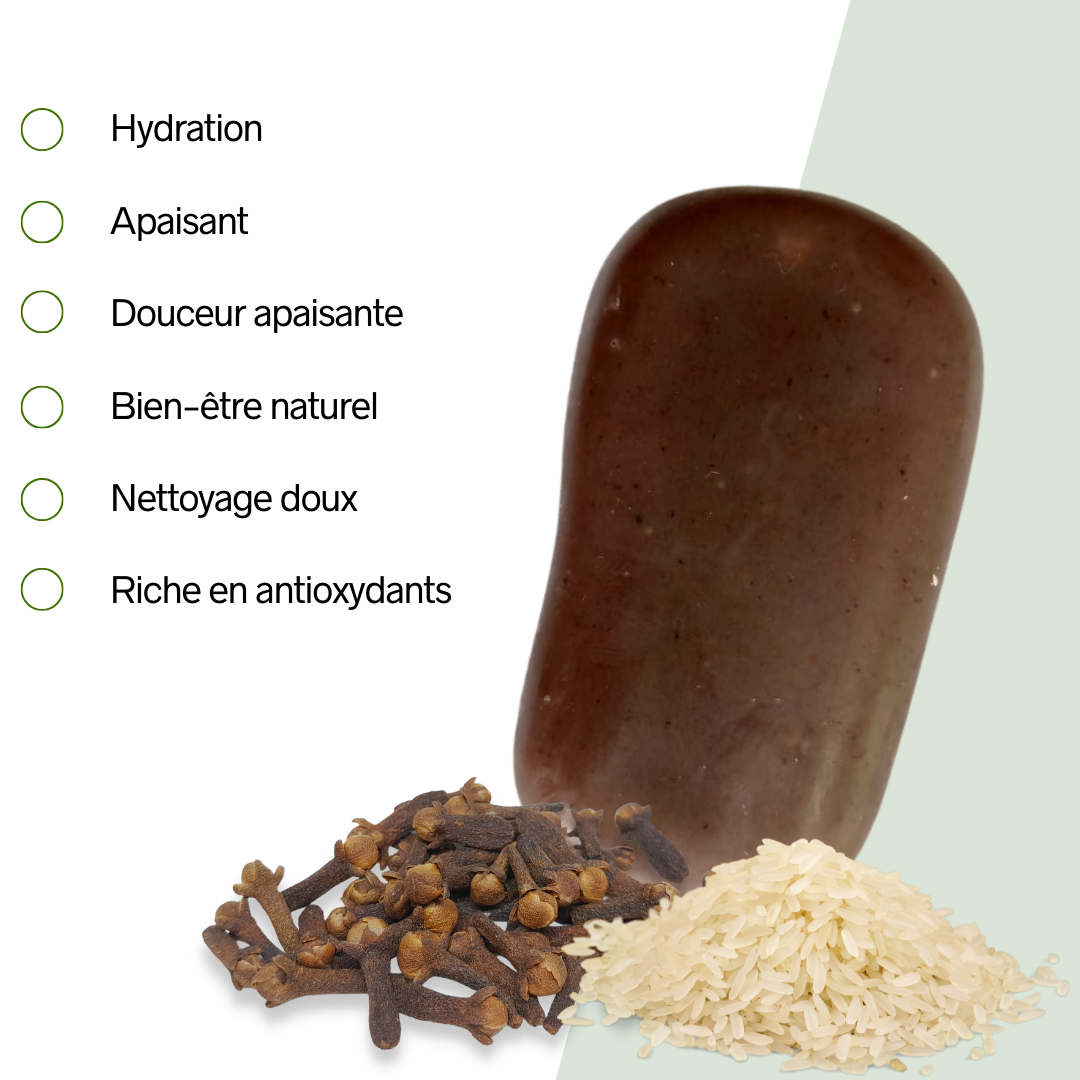 Savon PuretéGiroflée AZAELY pour hydrater et nourrir les peaux séches